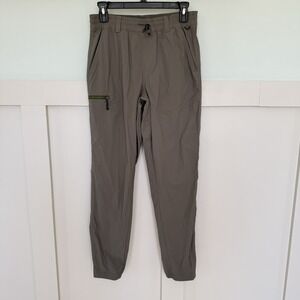 REI Co-op Trailmade Jogger Pants Mens Small Gray Nylon Hiking Outdoors Pockets